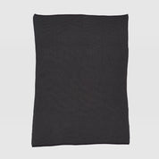 The in2green Wool Cardigan Throw Blanket is a rectangular, flat black wool blanket displayed on a plain white background.