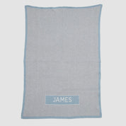 Baby Herringbone Patch Personalized Blanket CTM - BHRP2