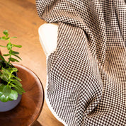 In2Green Swatch Custom Logo Blanket: Personalized Corporate Gift - Checkerboard Pattern