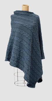 Chunky Cable Poncho WRAPC11