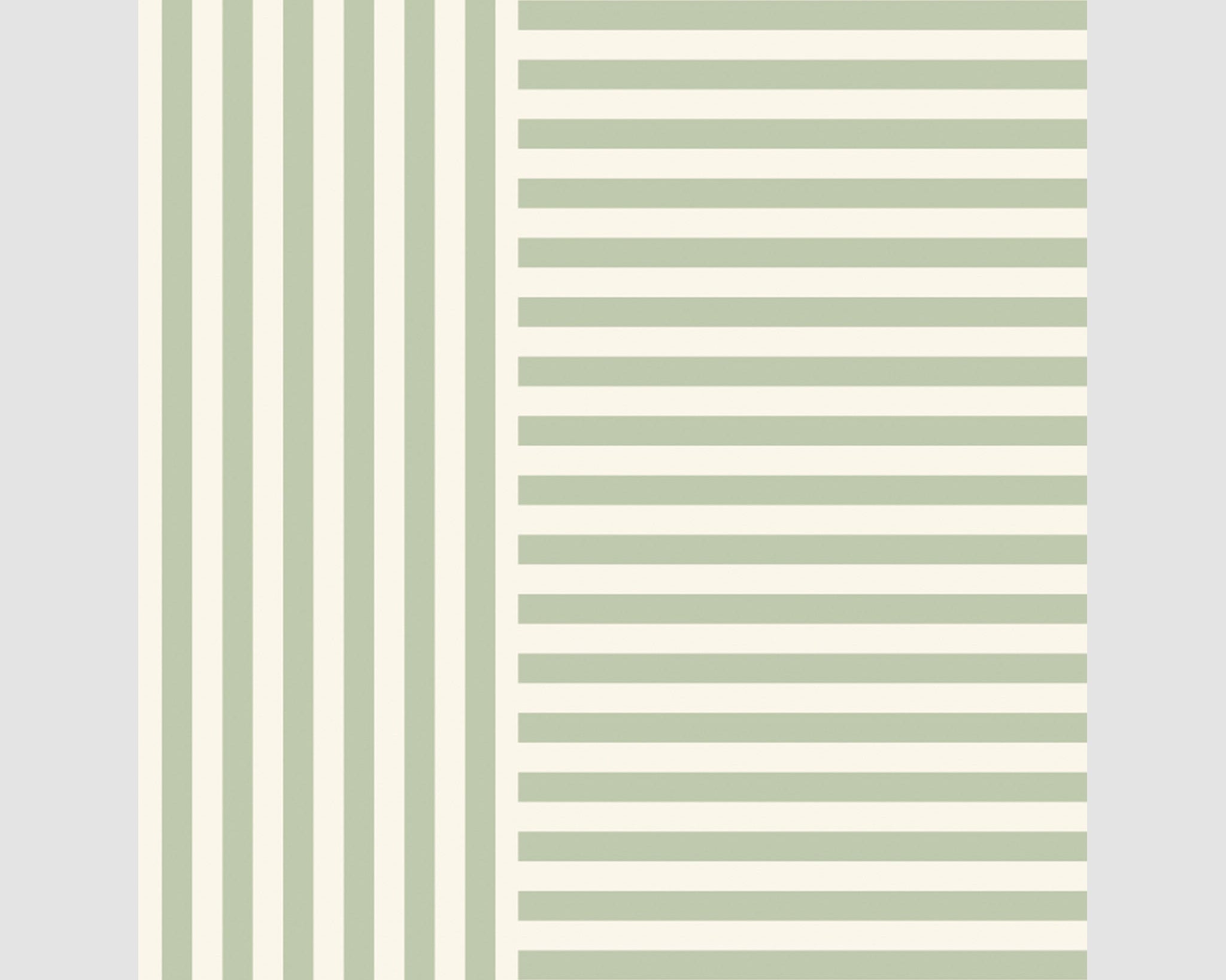 The image showcases in2green's Coastal Stripes Throw Blanket, featuring a seaside-inspired design with green and white vertical stripes on the left and horizontal ones on the right, ideal for a beach house.