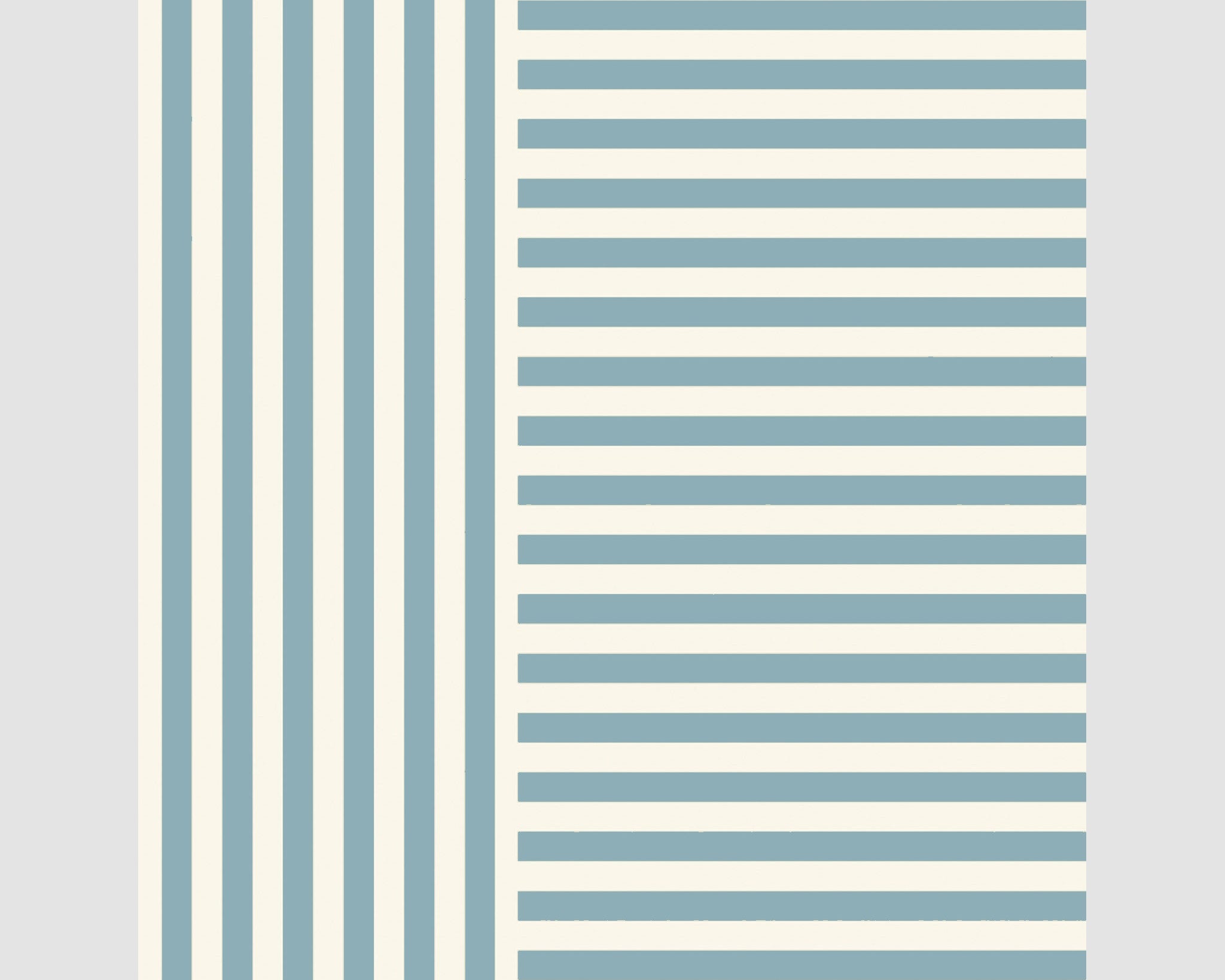 The Coastal Stripes Throw Blanket by in2green features a geometric pattern of vertical and horizontal blue and white stripes, evoking the calming essence of a beach house with its seaside-inspired design.
