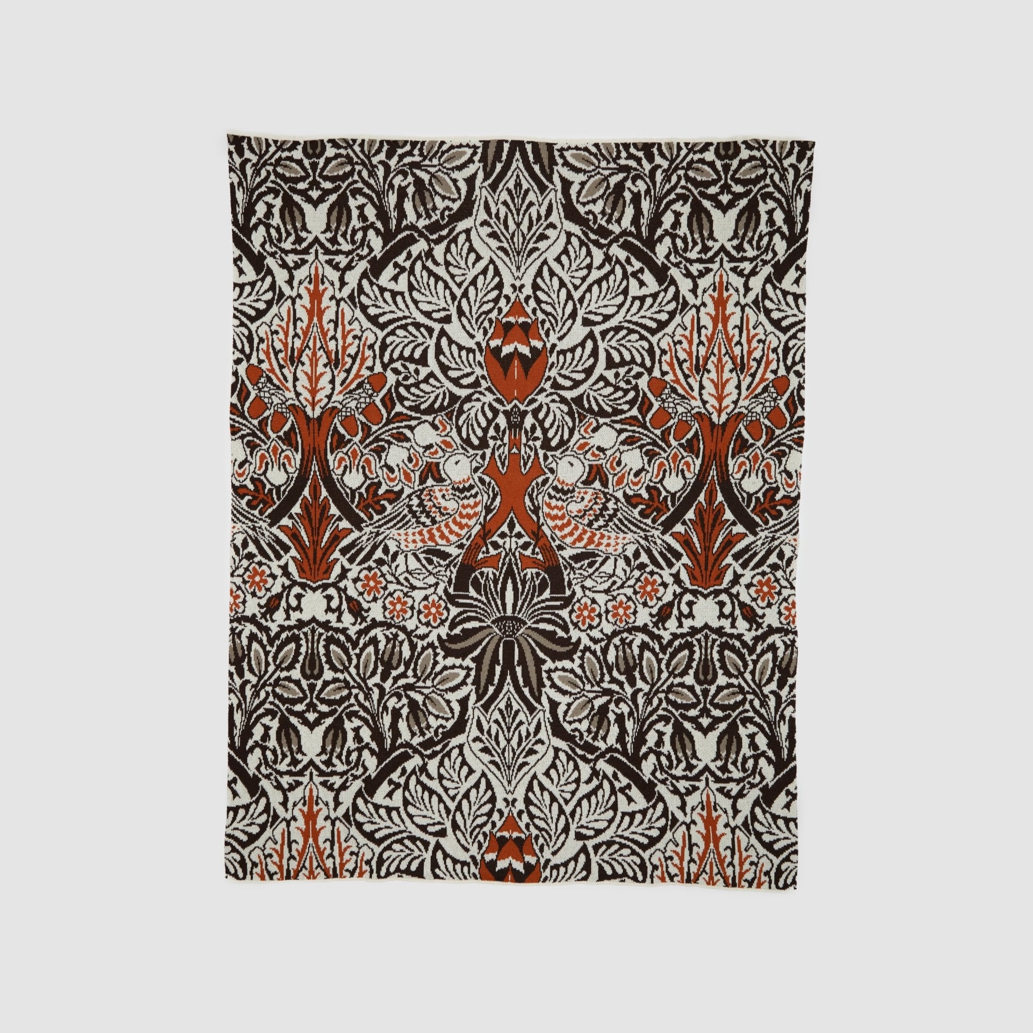 Dove and Rose Throw Blanket by William Morris BL01FWM - DR1