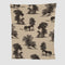Equestrian Toile Throw Blanket BL01ET3