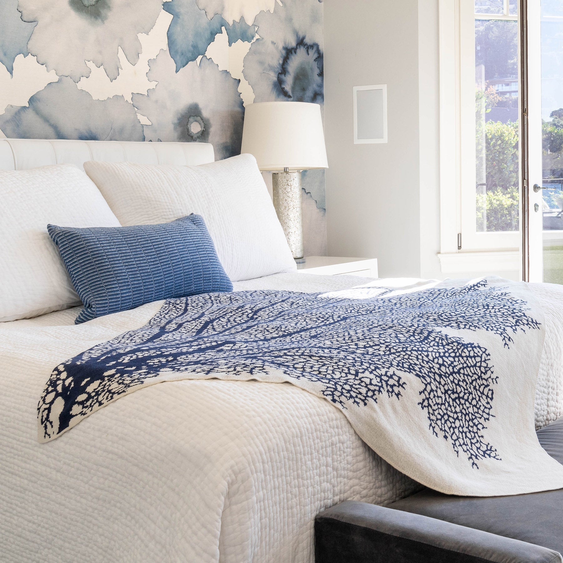 Fan Coral Throw Blanket BL01FC1