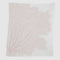 The in2green Fan Coral Throw Blanket features a white fabric with a light pink coral pattern—ideal for adding coastal charm to your beach house décor.