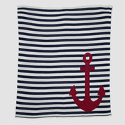 French Stripe Throw Blanket BL01FR2