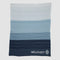 Personalized Digital Ombre Throw Blanket CTM - DO2