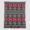 Personalized Fair Isle with Skis Throw Blanket CTM - FI1