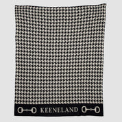 Personalized Houndstooth Horse Bit Throw Blanket CTM - HTB