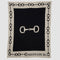 Personalized Snaffle Bit Border Throw Blanket CTM - SBB2