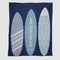 Personalized Surfboards Throw Blanket CTM - SB