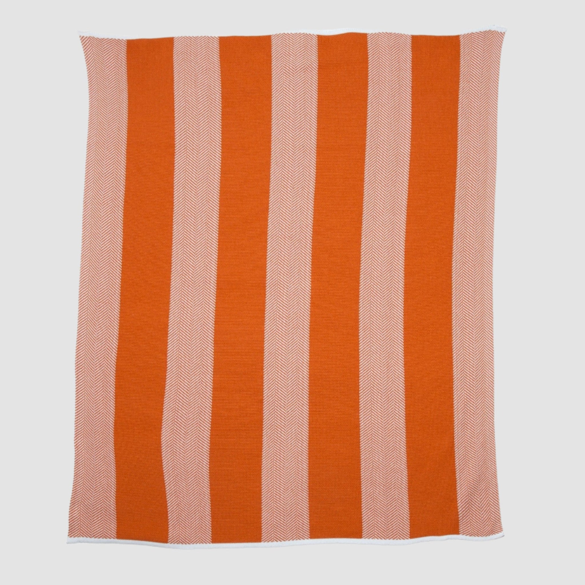 Poly Herringbone Stripe Throw Blanket POLY - HBS08