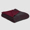 Reversible 100% Merino Wool Rib Throw Blanket BLW02R2