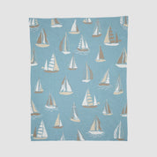 Sailboats Throw Blanket BL01CSB1