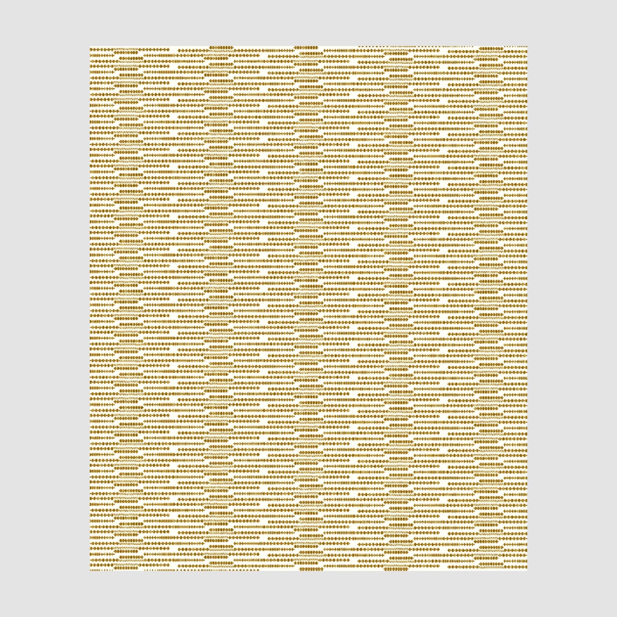 The Sand Stone Throw Blanket by in2green features a pattern of tightly arranged yellow and orange rectangles on a white background, evoking the look of a knit blanket with horizontal lines and an organic charm.