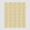 The Sand Stone Throw Blanket by in2green features a pattern of tightly arranged yellow and orange rectangles on a white background, evoking the look of a knit blanket with horizontal lines and an organic charm.