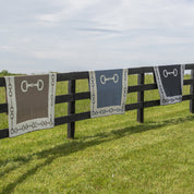 Snaffle Bit Border Throw Blanket BL01ESB3