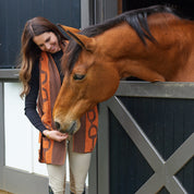 Snaffle Bit Striped Scarf SCST1