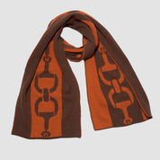 Snaffle Bit Striped Scarf SCST2