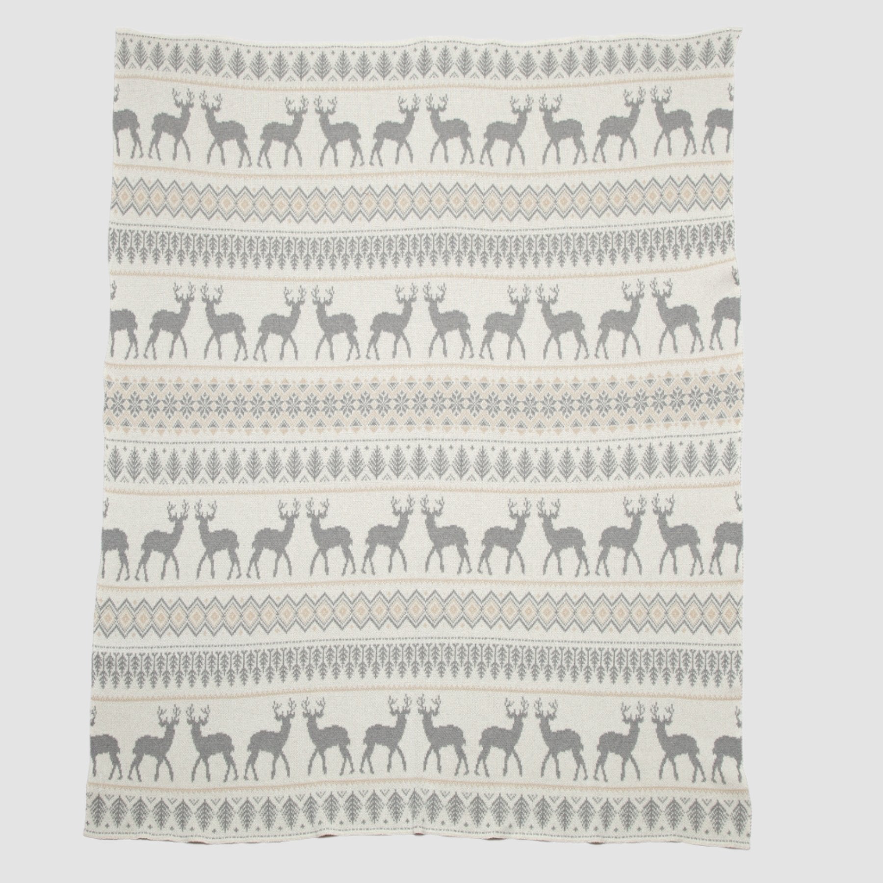 Vintage Fair Isle Throw Blanket BL01VFA2
