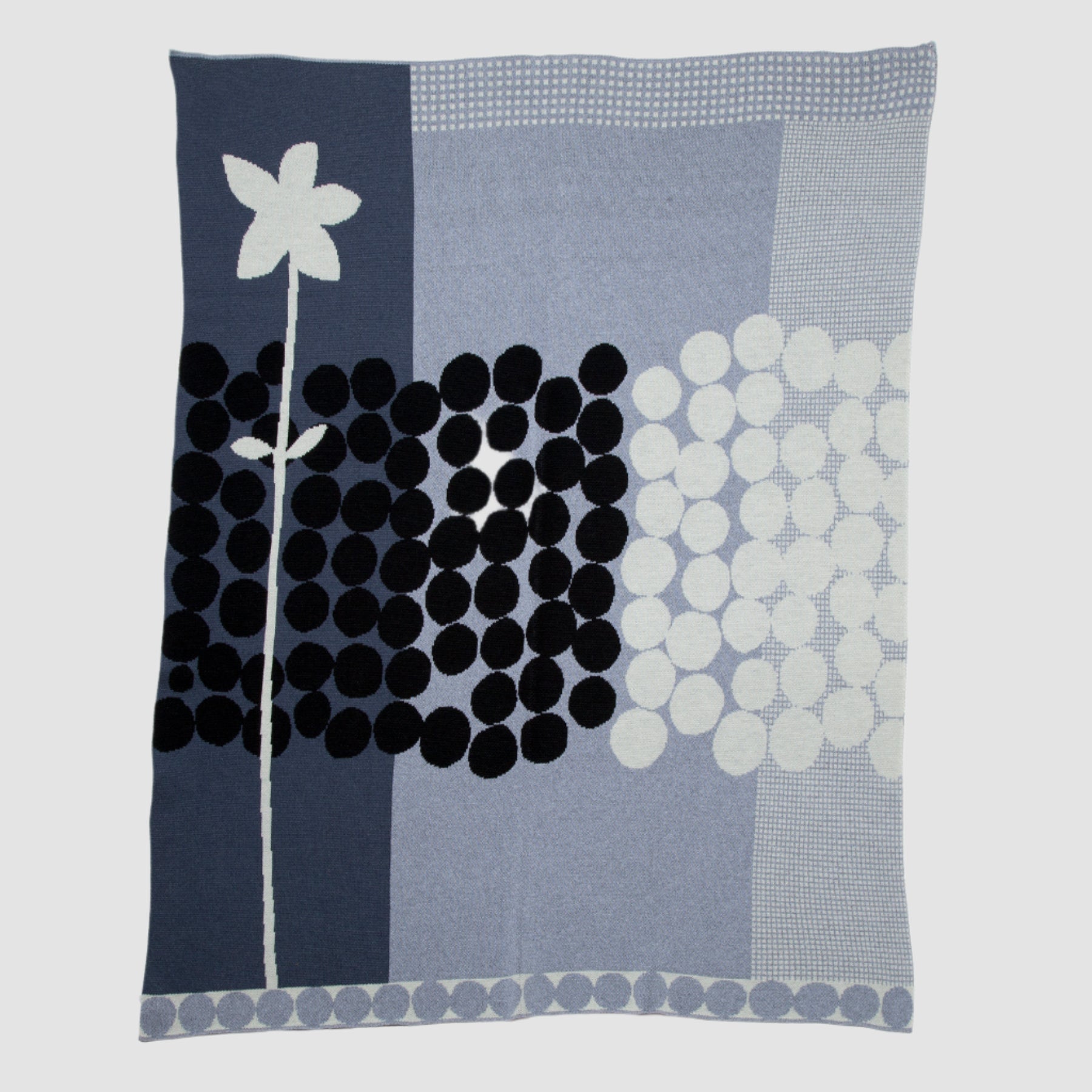 Wool Rock Rose Throw Blanket by Susy Pilgrim Waters SPW - WRR - JB