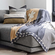Wool Rock Rose Throw Blanket by Susy Pilgrim Waters SPW - WRR - OB