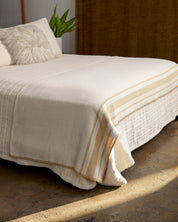 Woven French Stripe Throw Blanket WWFSB1