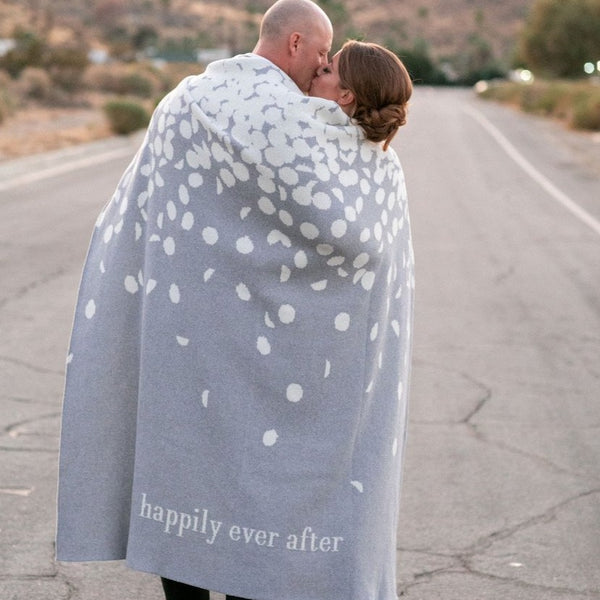 Personalized Confetti Throw Blanket
