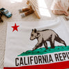 Baby California Flag Throw