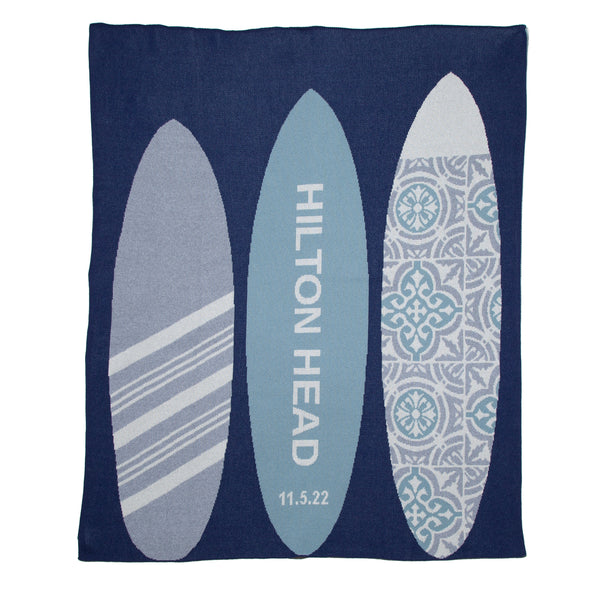 Personalized Surfboards Throw