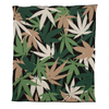 Cannabis Leaf Throw Blanket