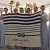 Personalized Tie the Knot Throw