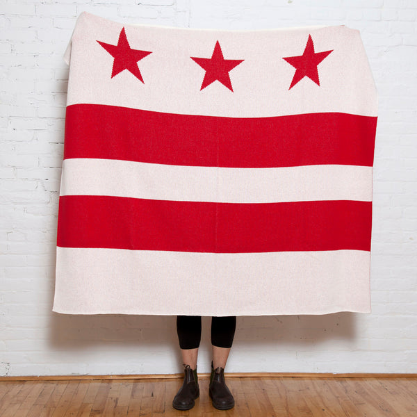 D.C. Flag Throw Blanket