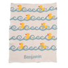 Baby Ducky Personalized Throw
