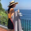 Poly Woven Square Throw