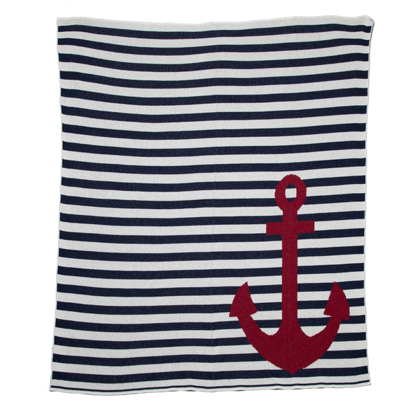 French Stripe Throw Blanket