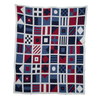 Nautical Flags Throw Blanket