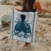 Octopus Square Throw Blanket
