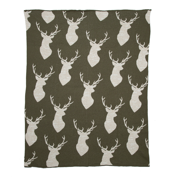 Oh Deer Throw Blanket