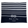 Personalized Tie the Knot Throw Blanket