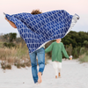 Reversible Wave Throw Blanket by Petra Kaksonen