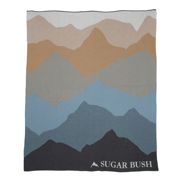 Personalized Mountain Throw Blanket