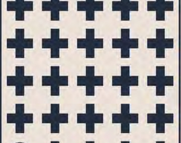 Swiss Cross knit pattern